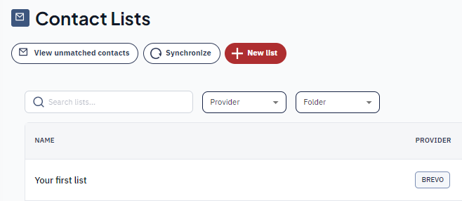 Intégration Brevo – synchronisation et maîtrise renforcées