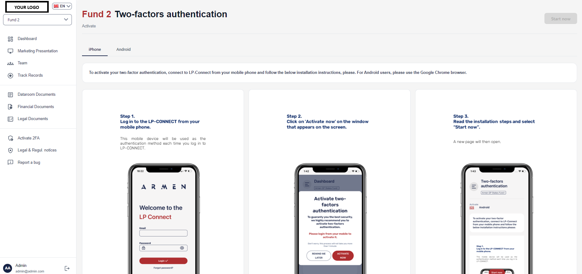 Accès personnalisé