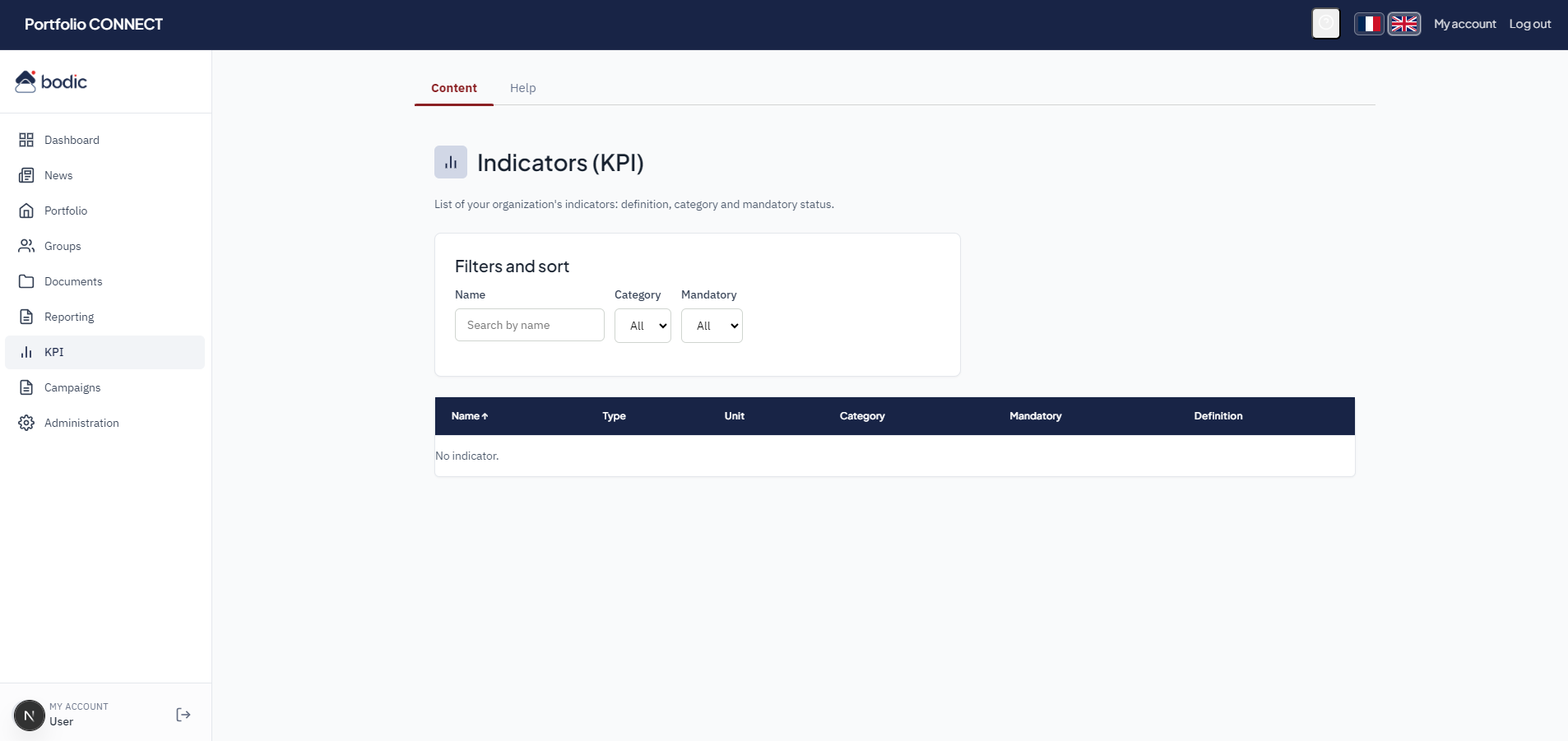 Data Catalogue intégré