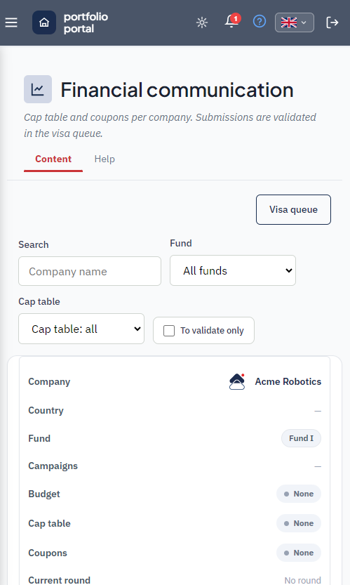 Application mobile