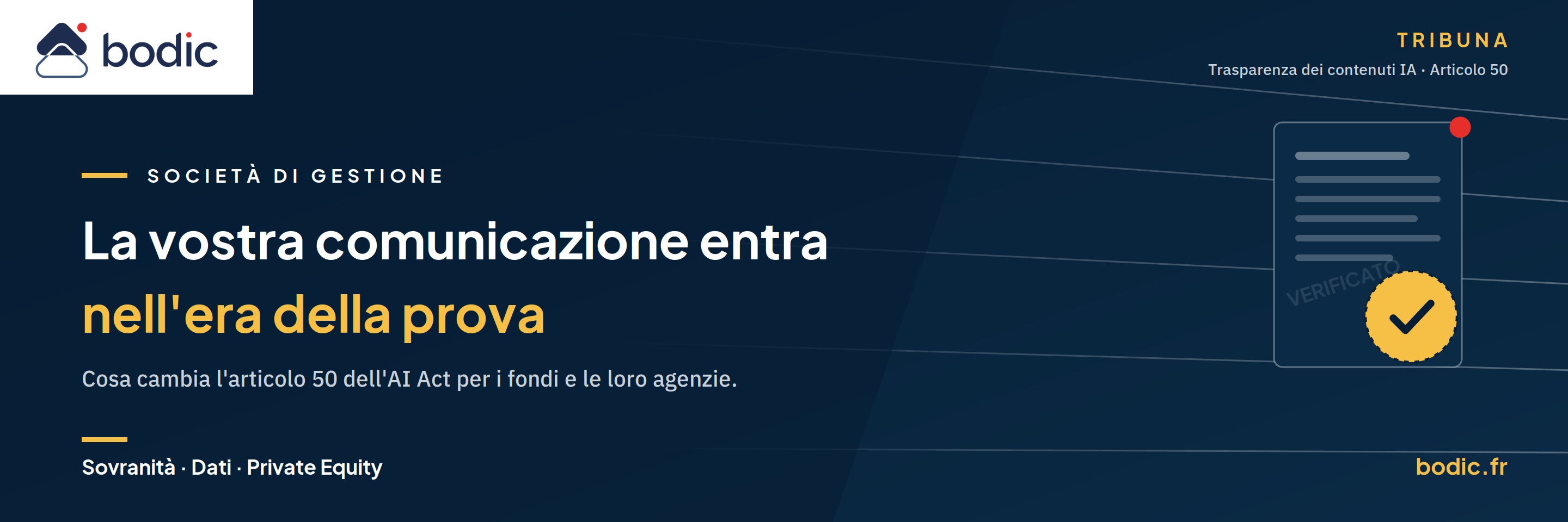 Società di gestione: la vostra comunicazione è appena entrata nell’era delle prove